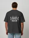 Мужская футболка оверсайз / HARD ROCK ГИТАРА