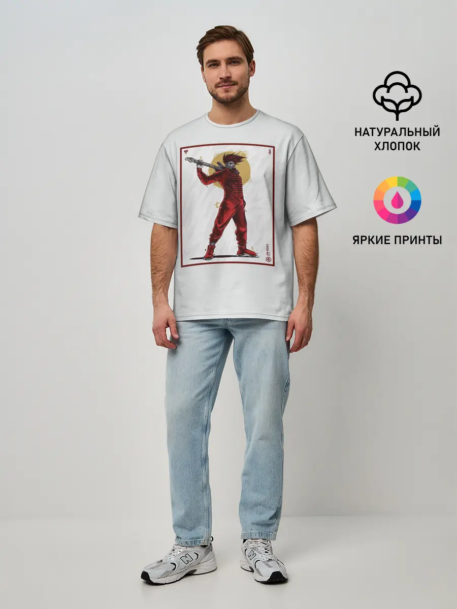 Мужская футболка оверсайз / SLIPKNOT | Jim Root