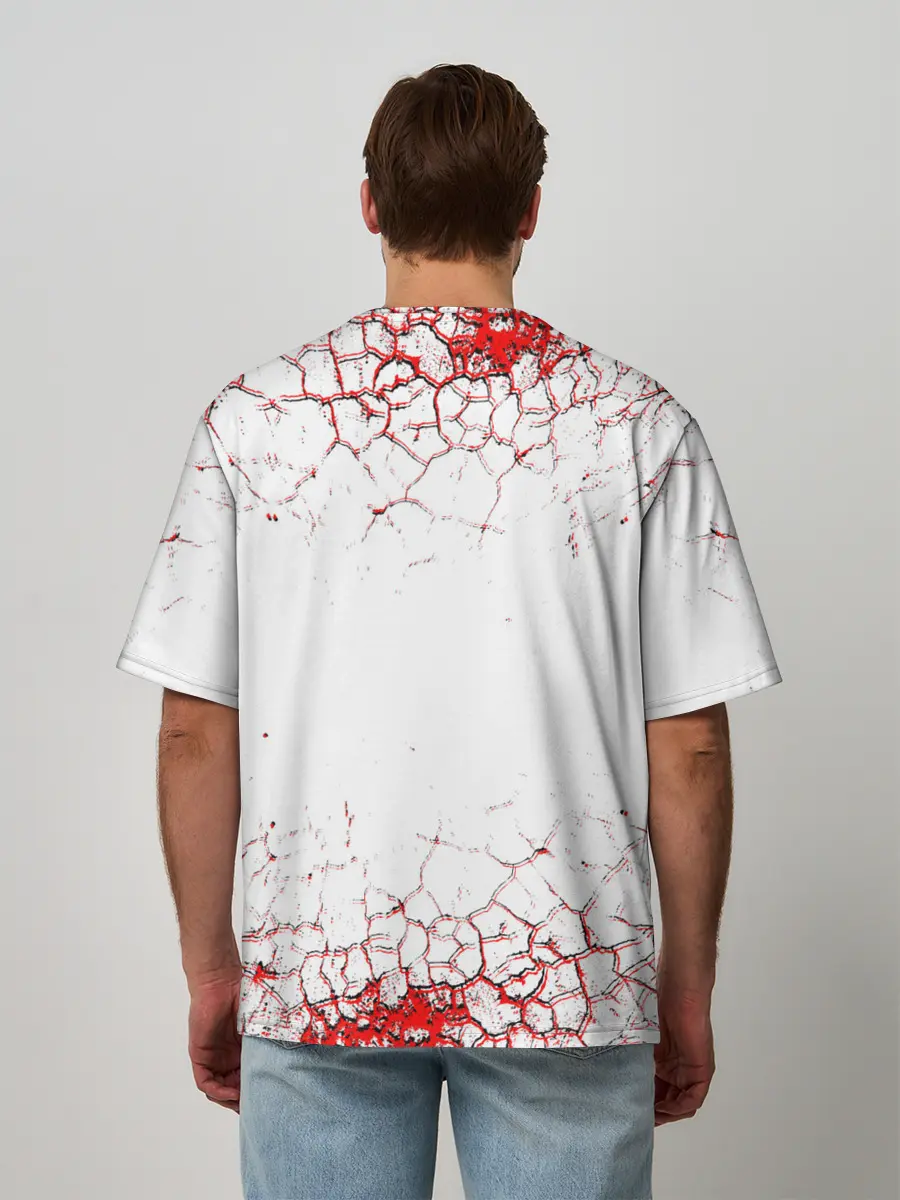 Мужская футболка оверсайз / radiohead.