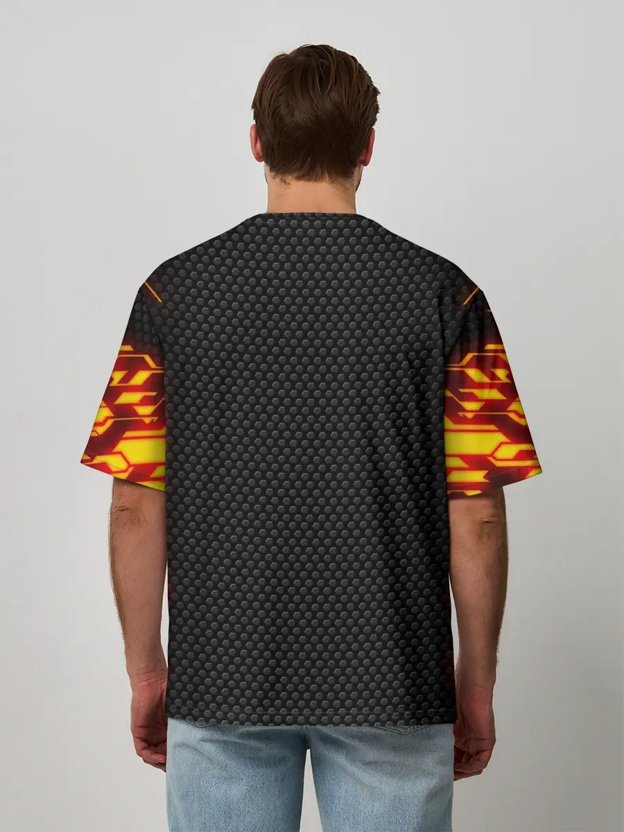 Мужская футболка оверсайз / СТАЛЬНАЯ БРОНЯ