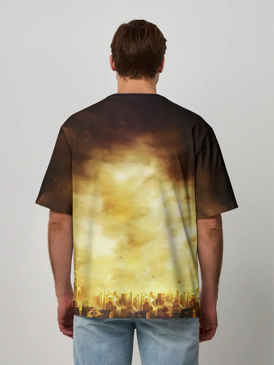 Мужская футболка оверсайз / Halo Infinite