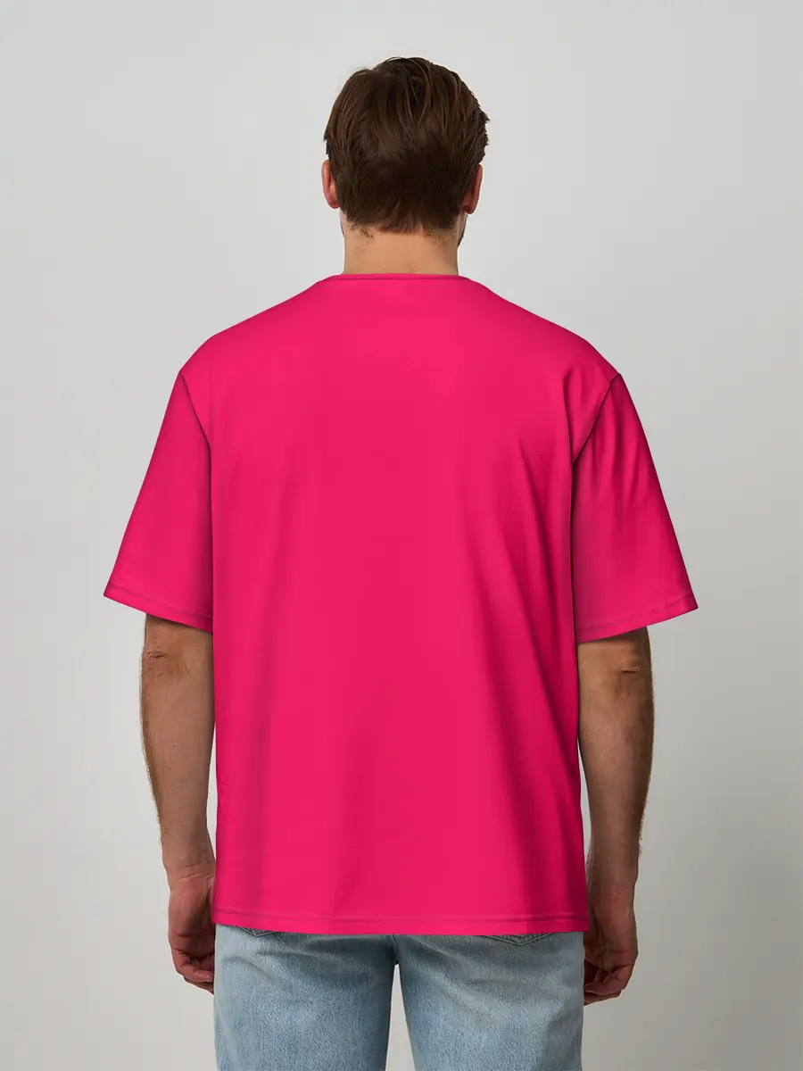 Мужская футболка оверсайз / Юи Метал