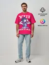Мужская футболка оверсайз / Юи Метал