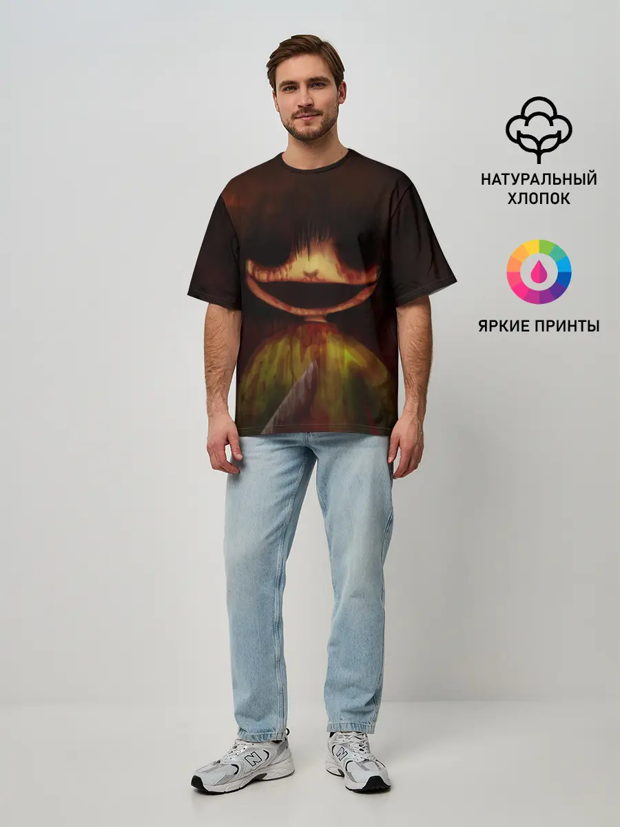 Мужская футболка оверсайз / UNDERTALE