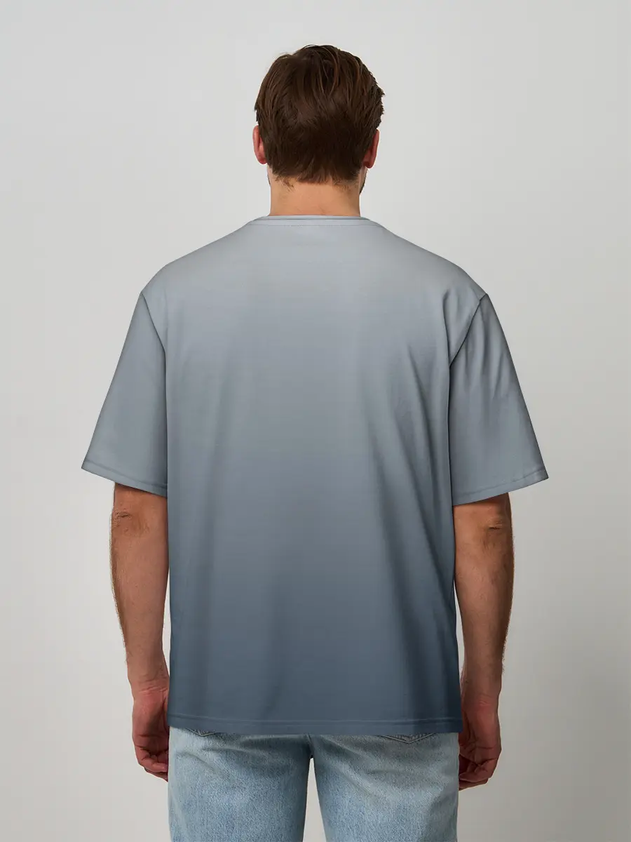 Мужская футболка оверсайз / GRADIENT 50 SHADES OF GREY