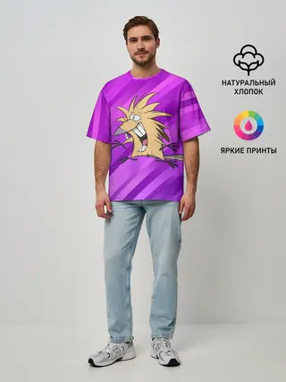 Мужская футболка оверсайз / Крутые Бобры