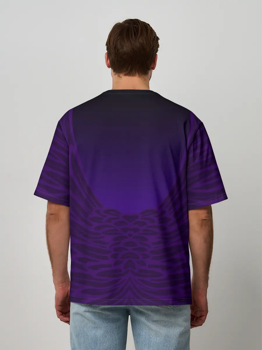 Мужская футболка оверсайз / FORTNITE RAVEN