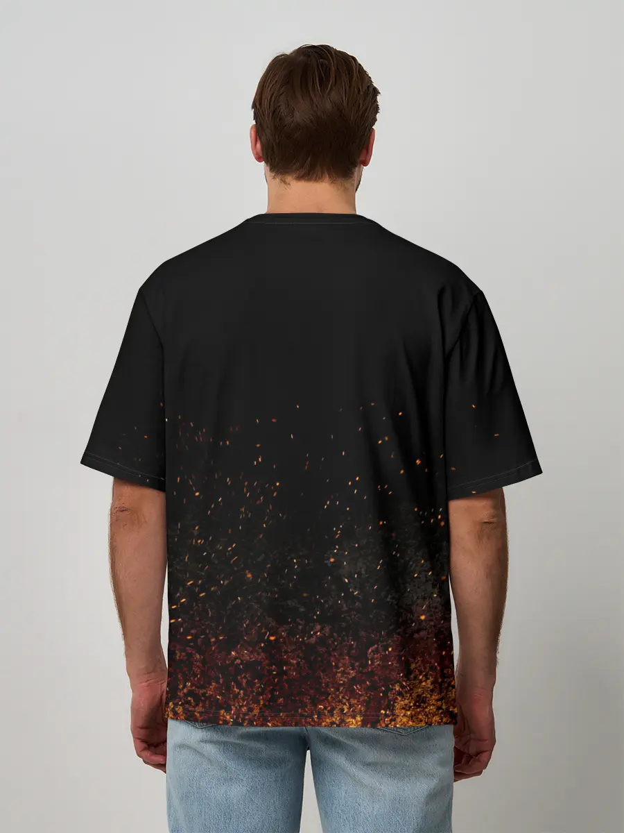 Мужская футболка оверсайз / Сектор Газа