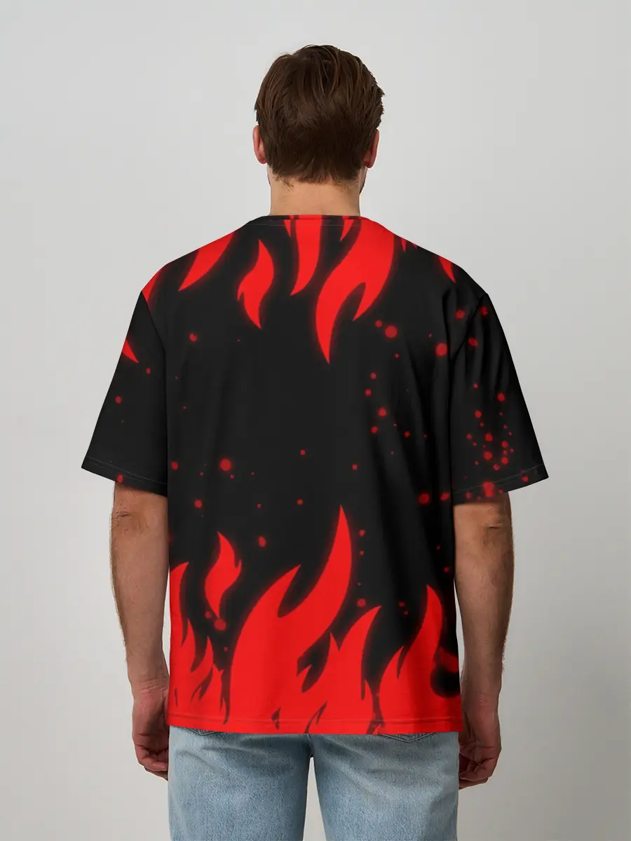 Мужская футболка оверсайз / METRO