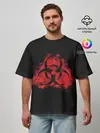 Мужская футболка оверсайз / Plague Inc.