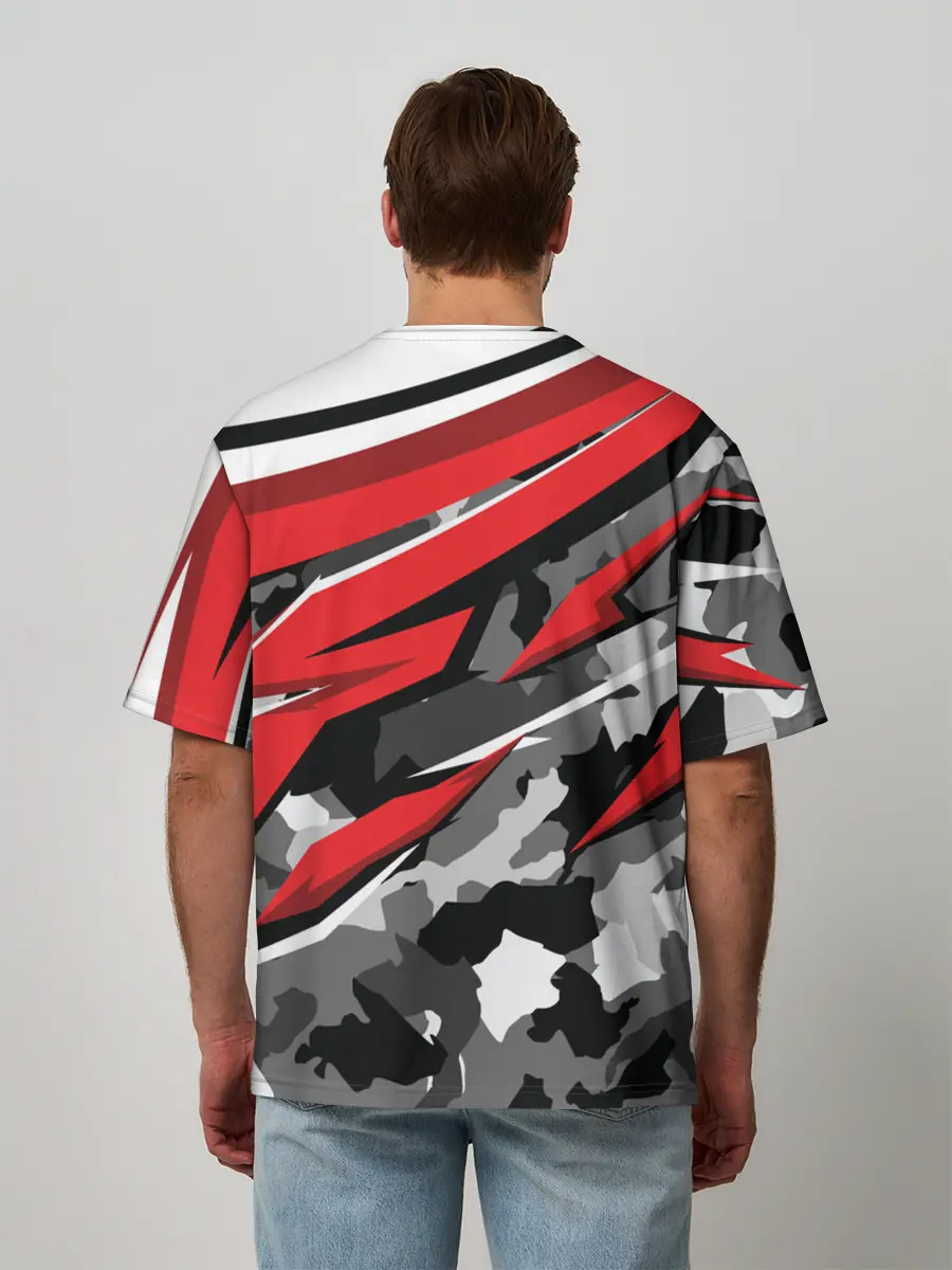 Мужская футболка оверсайз / HONDA