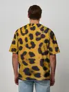 Мужская футболка оверсайз / Леопард