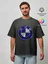 Мужская футболка оверсайз / bmw