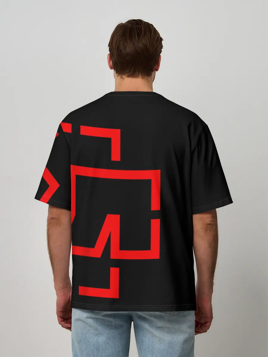 Мужская футболка оверсайз / RAMMSTEIN