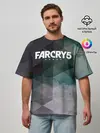 Мужская футболка оверсайз / FarCry polygon
