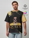 Мужская футболка оверсайз / Фредди Меркьюри | Freddie Mercury