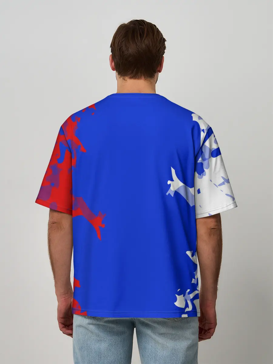 Мужская футболка оверсайз / RUSSIA SPORT