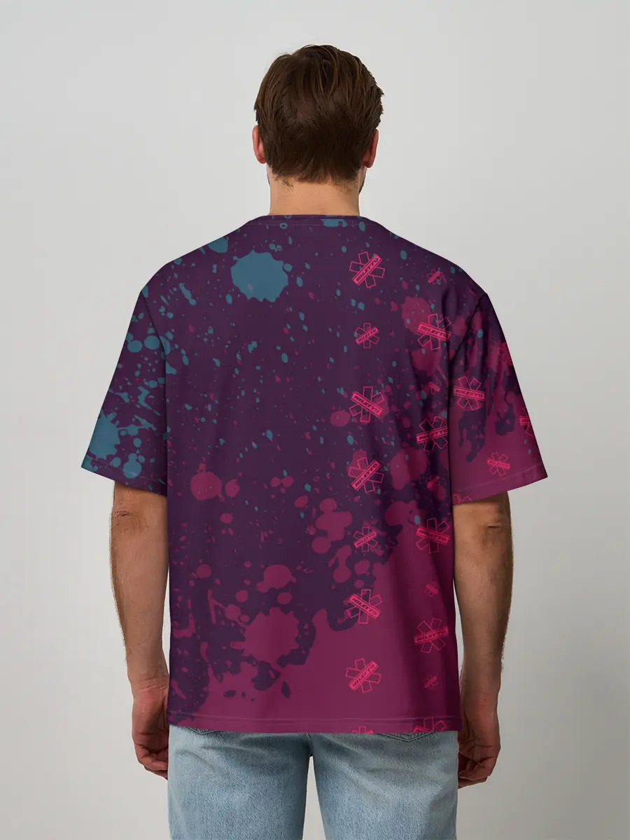 Мужская футболка оверсайз / Niletto - Splash