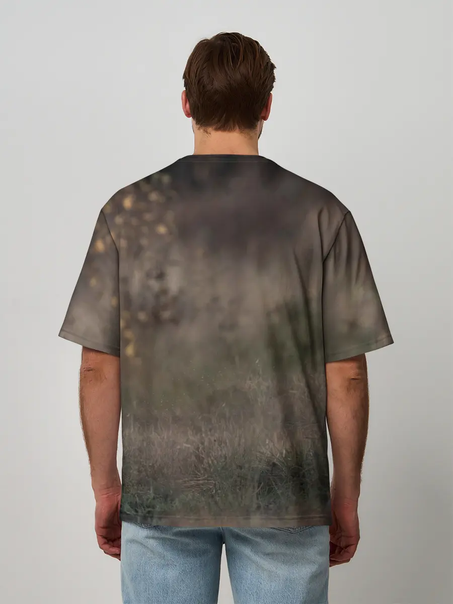 Мужская футболка оверсайз / WOLF