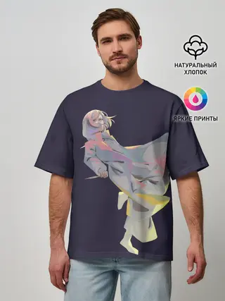 Мужская футболка оверсайз / Маньяк акудама