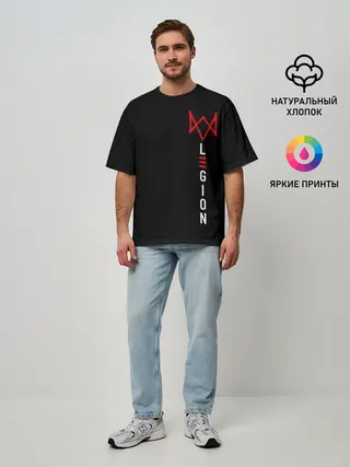 Мужская футболка оверсайз / Watch Dogs: Legion