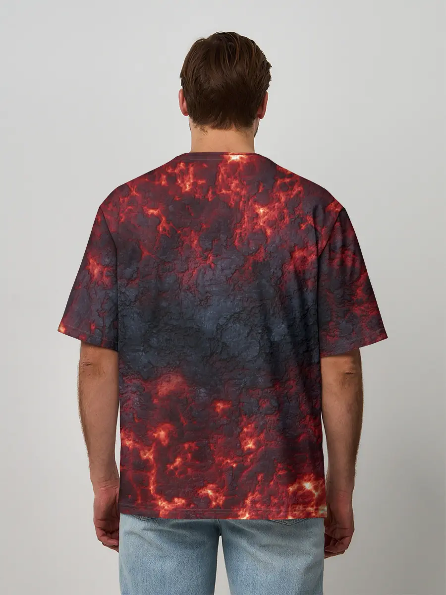 Мужская футболка оверсайз / DOOM | ДУМ