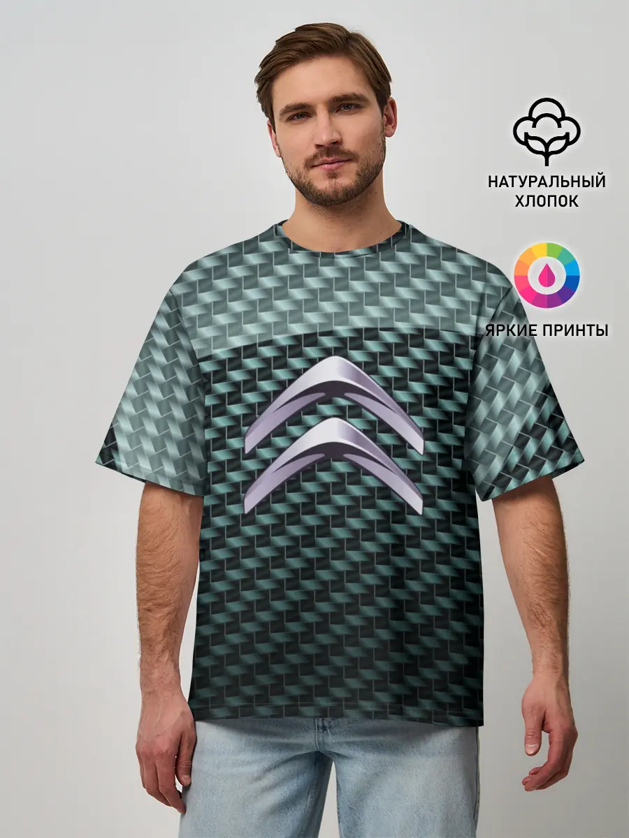 Мужская футболка оверсайз / Citroen SPORT