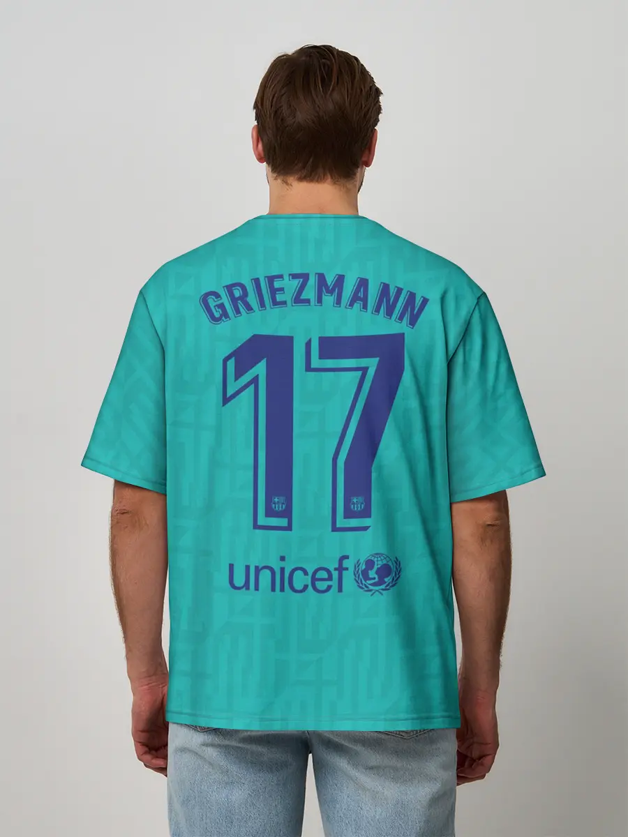 Мужская футболка оверсайз / Griezmann third 19-20