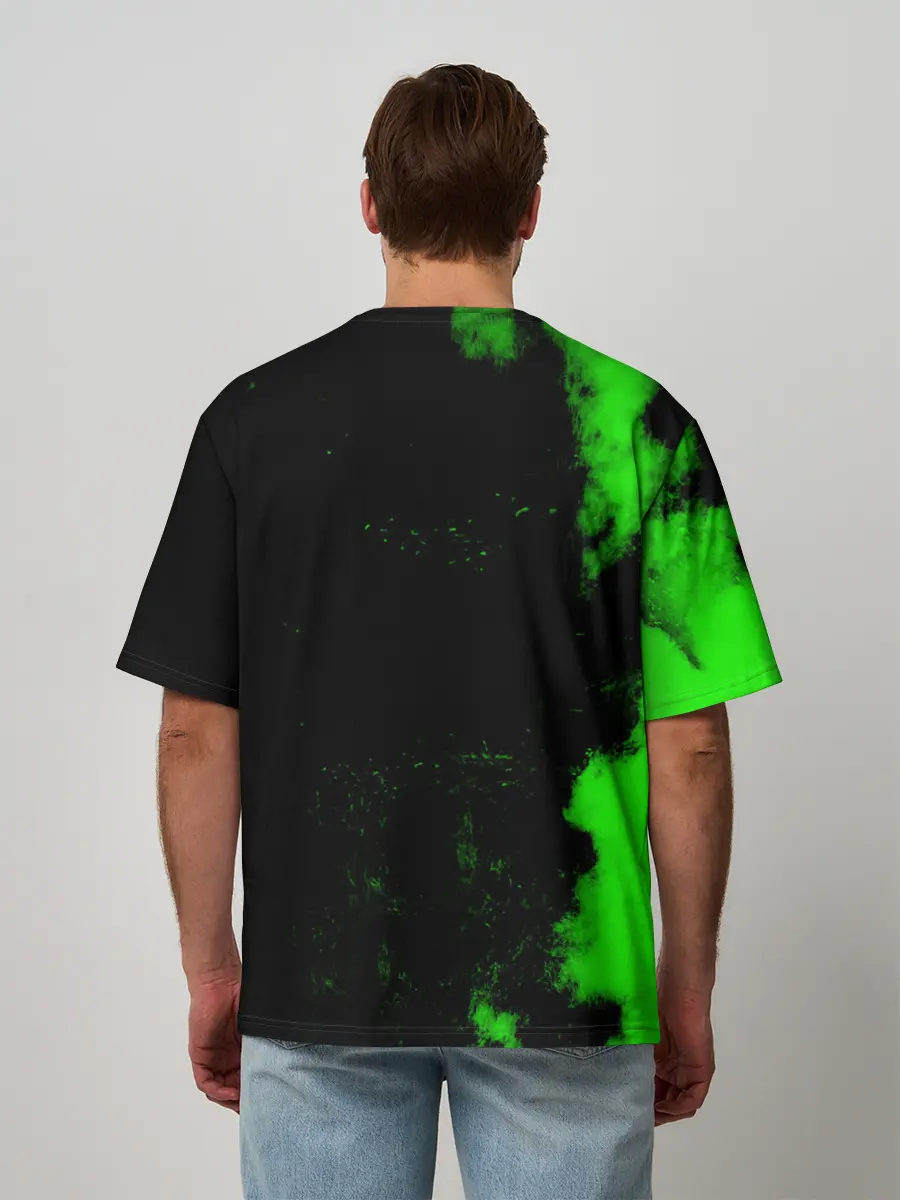 Мужская футболка оверсайз / Im on the highway to hell AC/DC