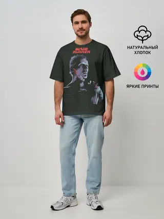 Мужская футболка оверсайз / Бегущий по лезвию