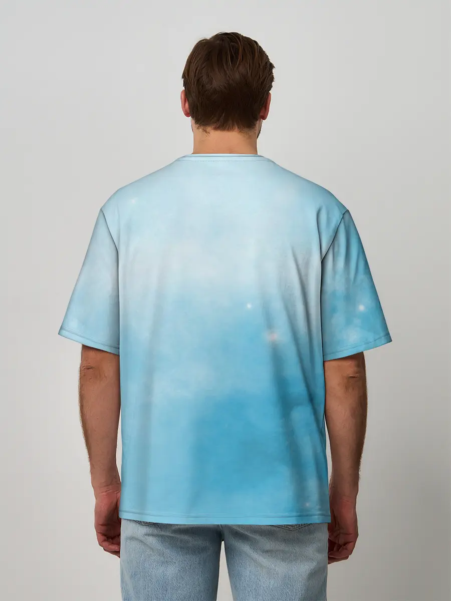 Мужская футболка оверсайз / ночная фурия