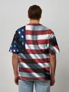 Мужская футболка оверсайз / Символика Америки