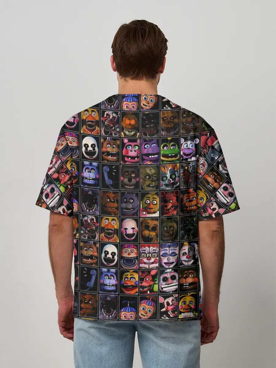 Мужская футболка оверсайз / Five Nights At Freddys