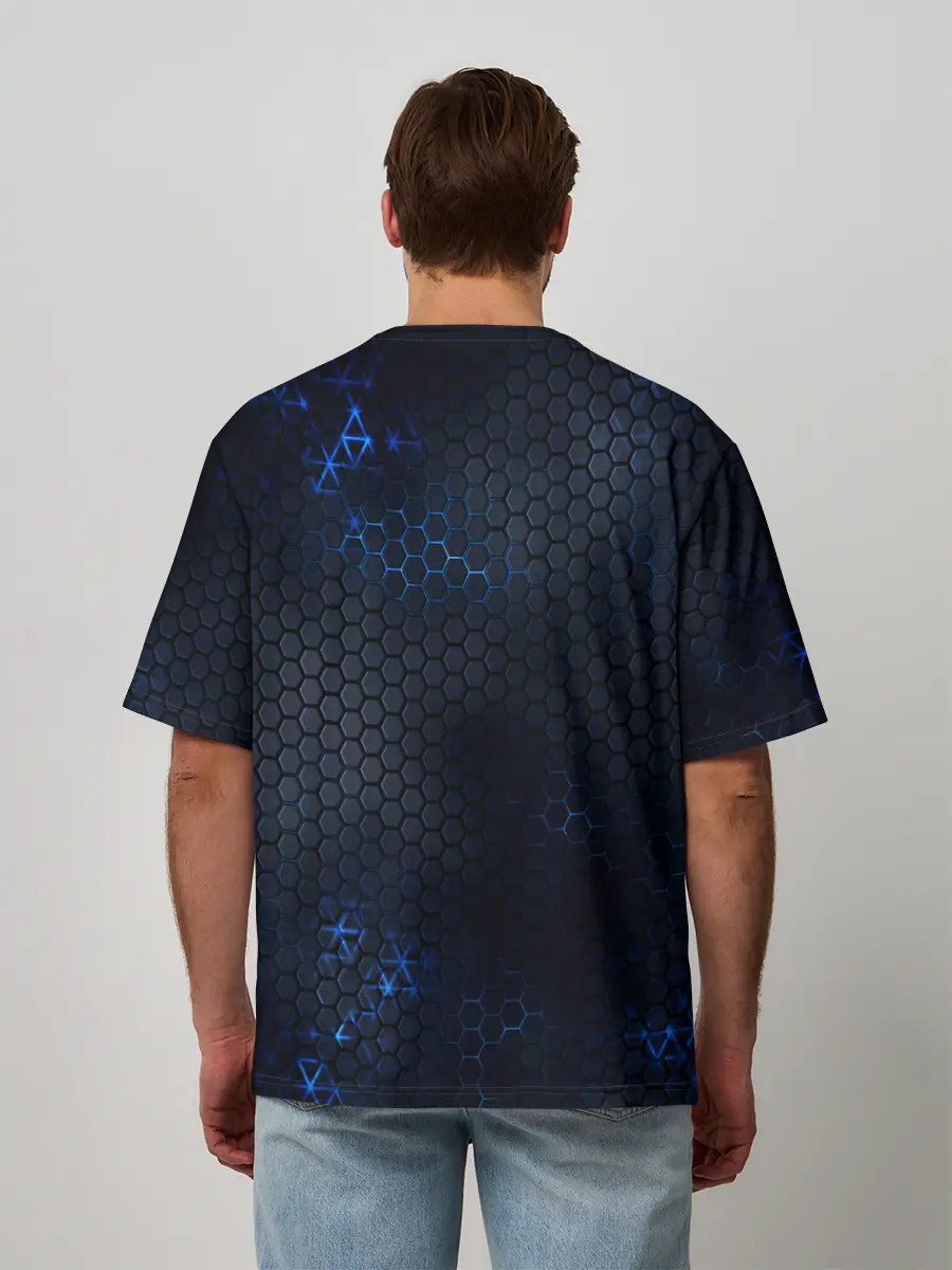 Мужская футболка оверсайз / СТАЛЬНАЯ БРОНЯ | STEEL ARMOUR