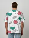 Мужская футболка оверсайз / Вишенки Cherry