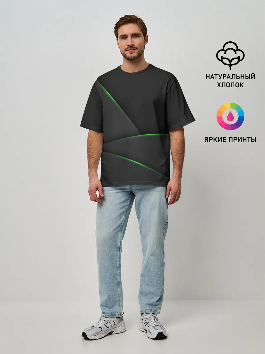 Мужская футболка оверсайз / КАРМАН