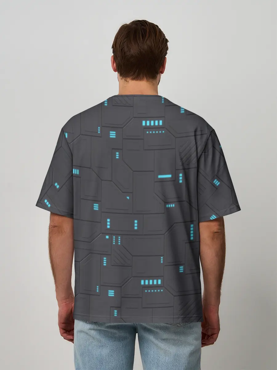 Мужская футболка оверсайз / Супер броня