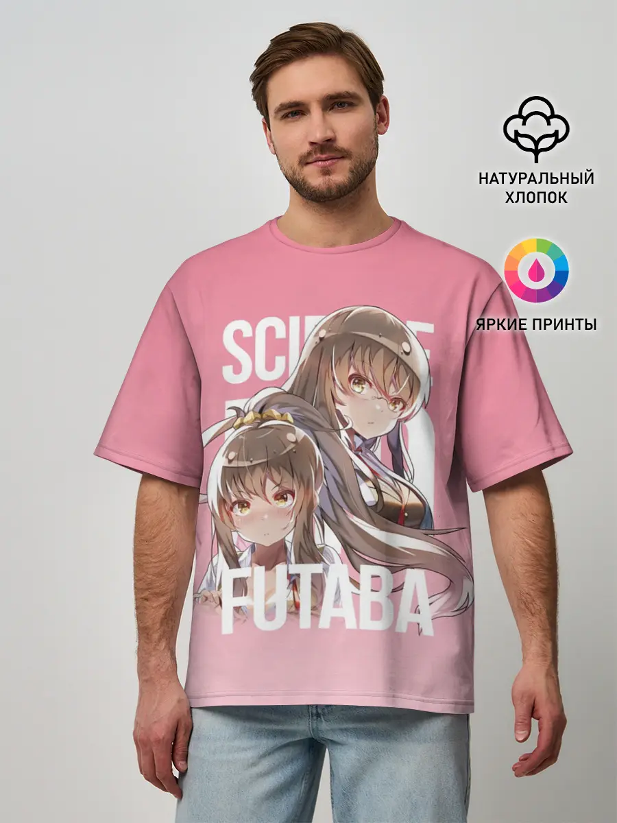 Мужская футболка оверсайз / Futaba