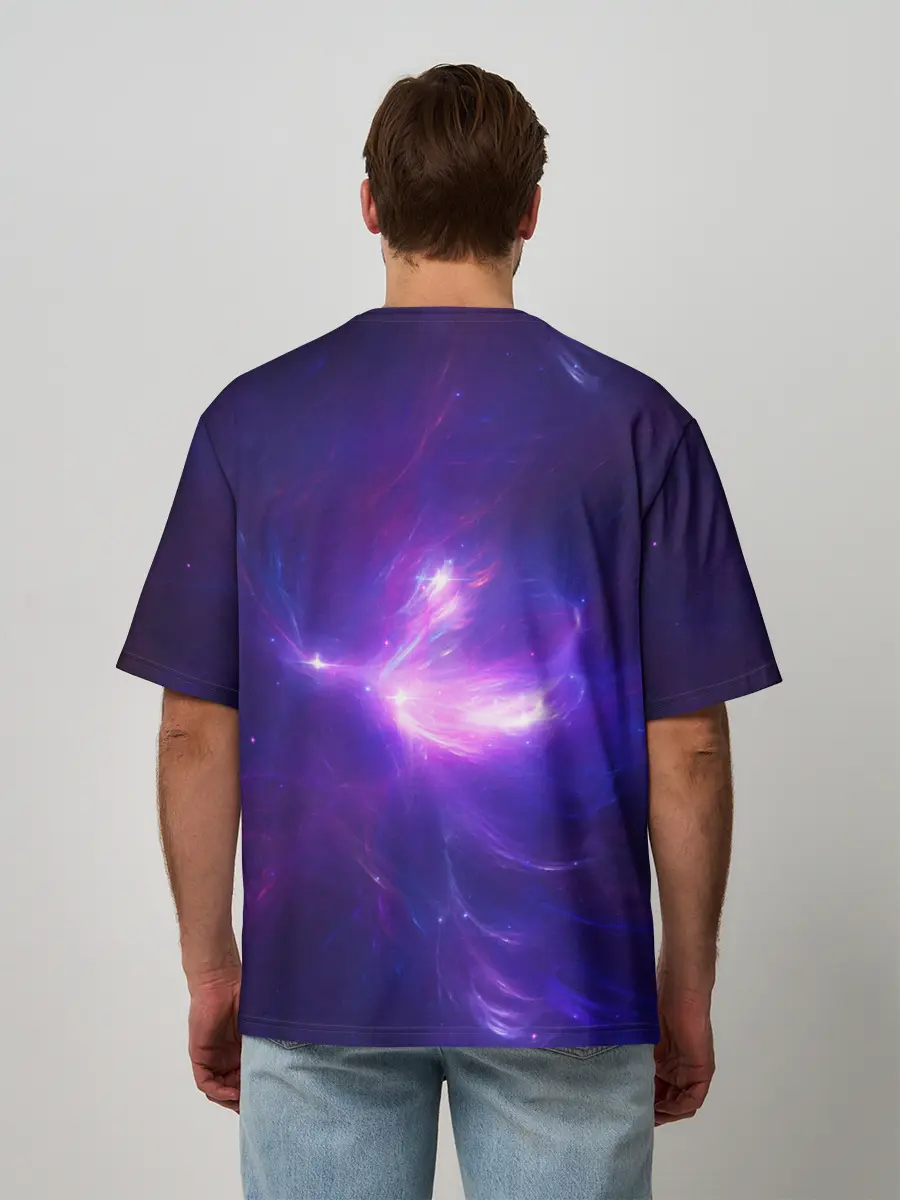 Мужская футболка оверсайз / Абстракция