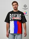 Мужская футболка оверсайз / Boxing from Russia