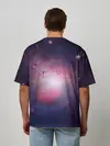 Мужская футболка оверсайз / Virgin Galactic космос