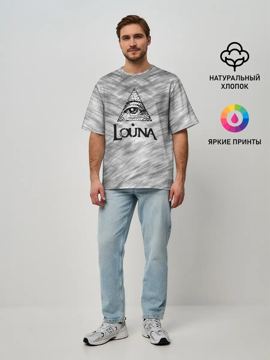 Мужская футболка оверсайз / Louna