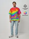 Мужская футболка оверсайз / TIE-DYE