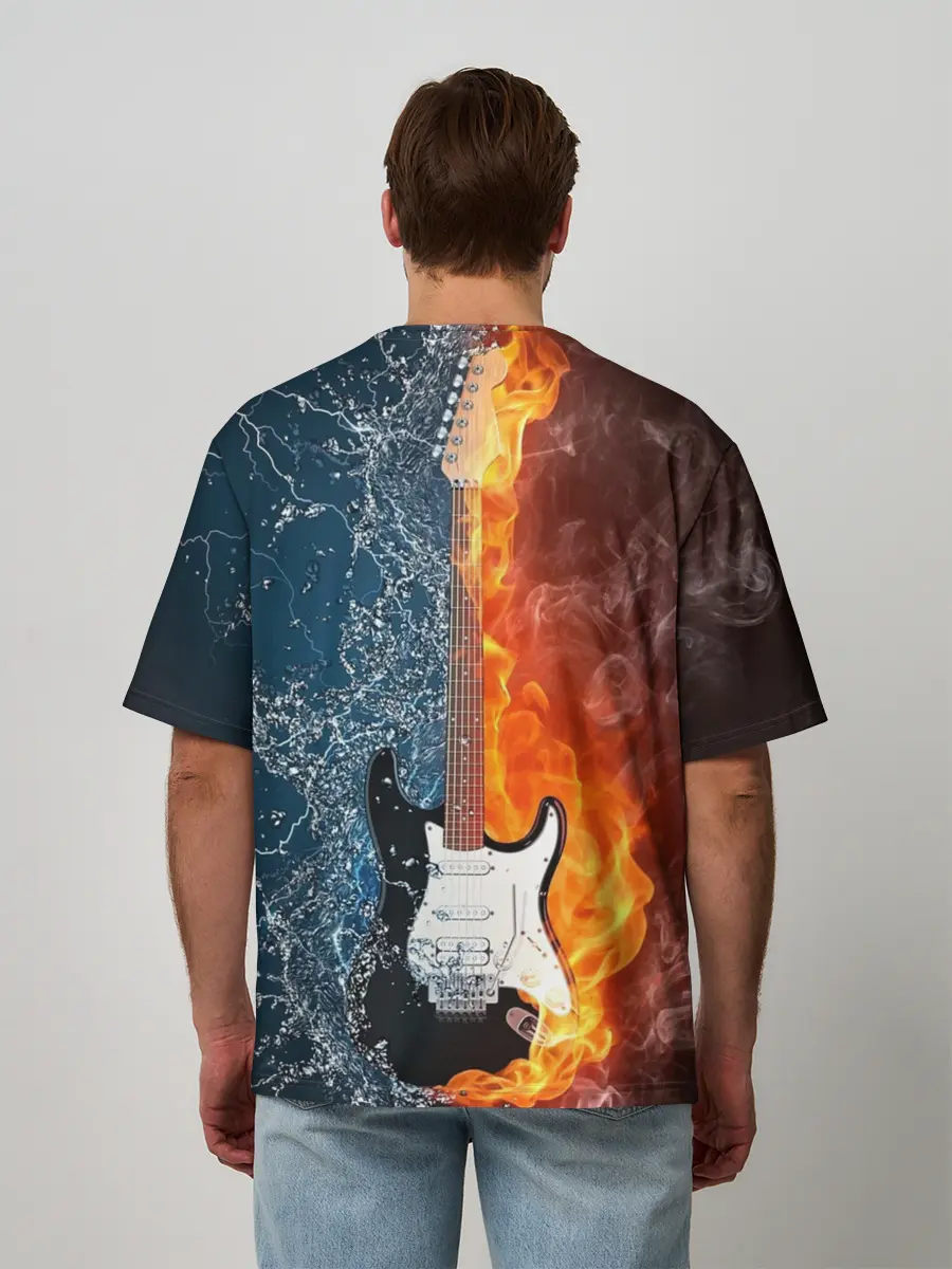 Мужская футболка оверсайз / Metallica