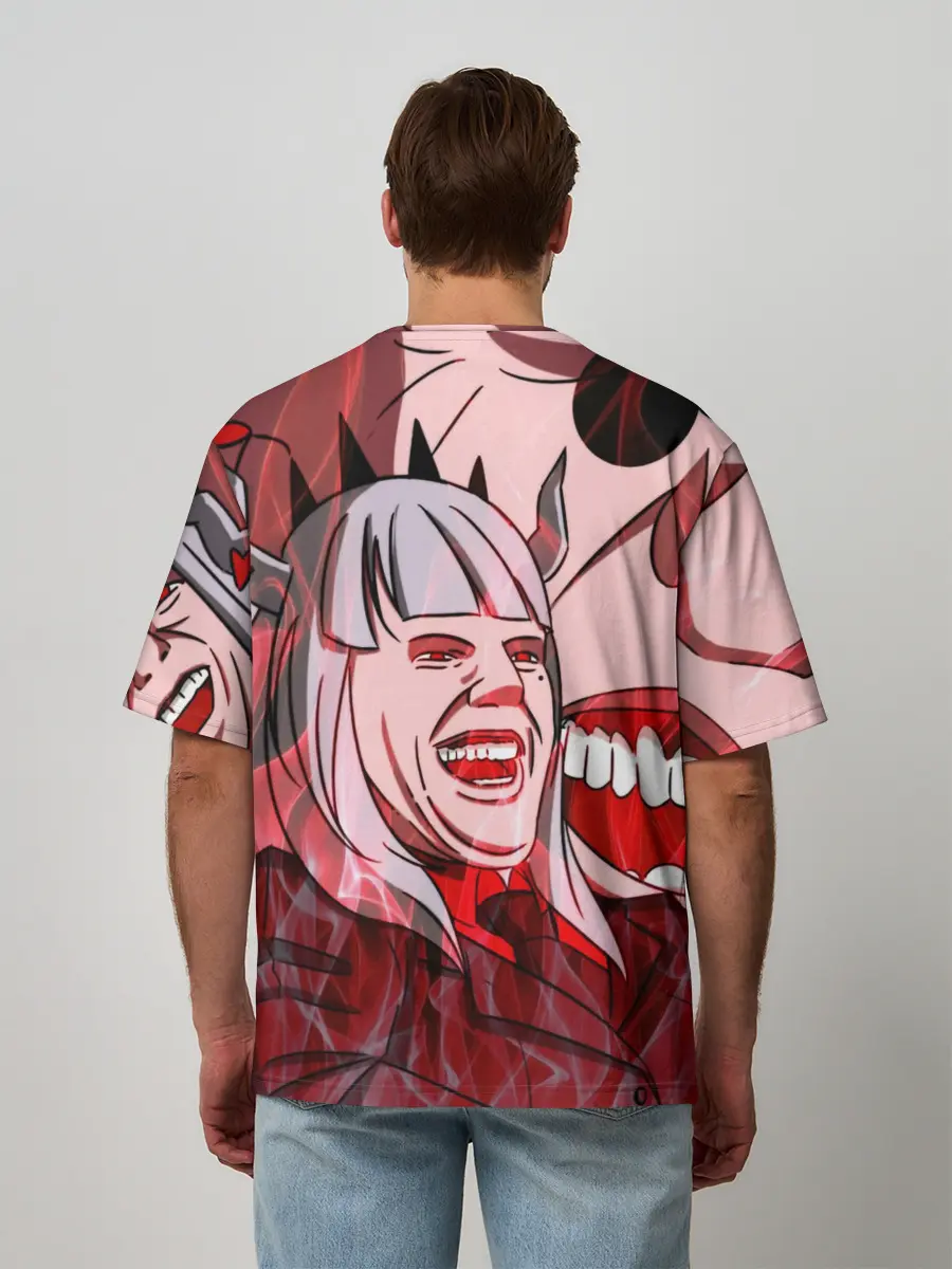 Мужская футболка оверсайз / ТОМ КРУЗ МЕМ