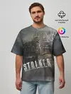 Мужская футболка оверсайз / Отчуждение | S.T.A.L.K.E.R.