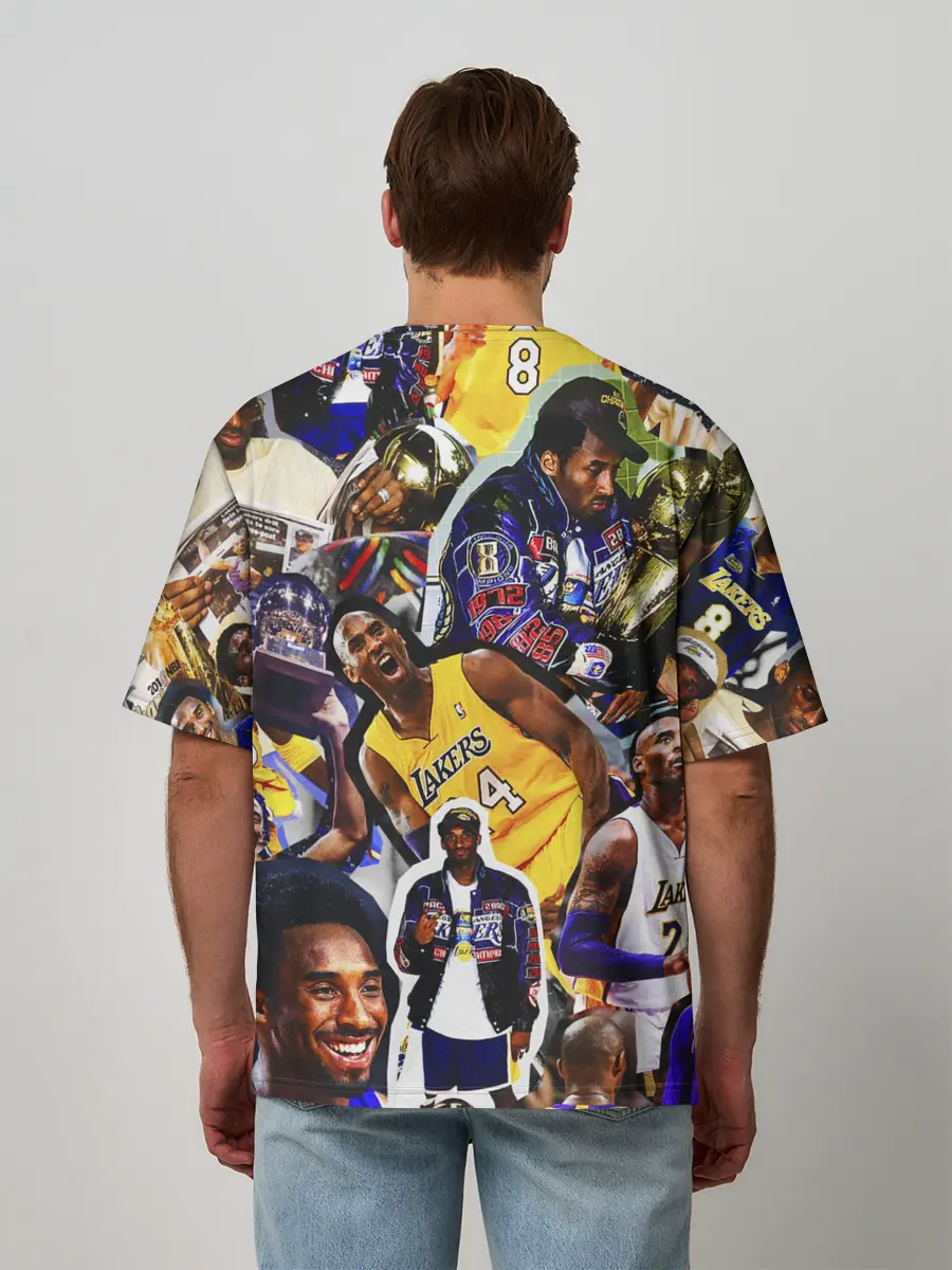 Мужская футболка оверсайз / КОБИ БРАЙАНТ / KOBE BRYANT
