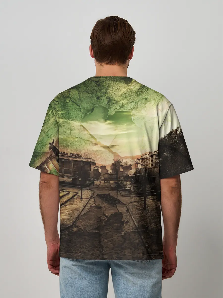 Мужская футболка оверсайз / STALKER