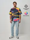 Мужская футболка оверсайз / Color Mix