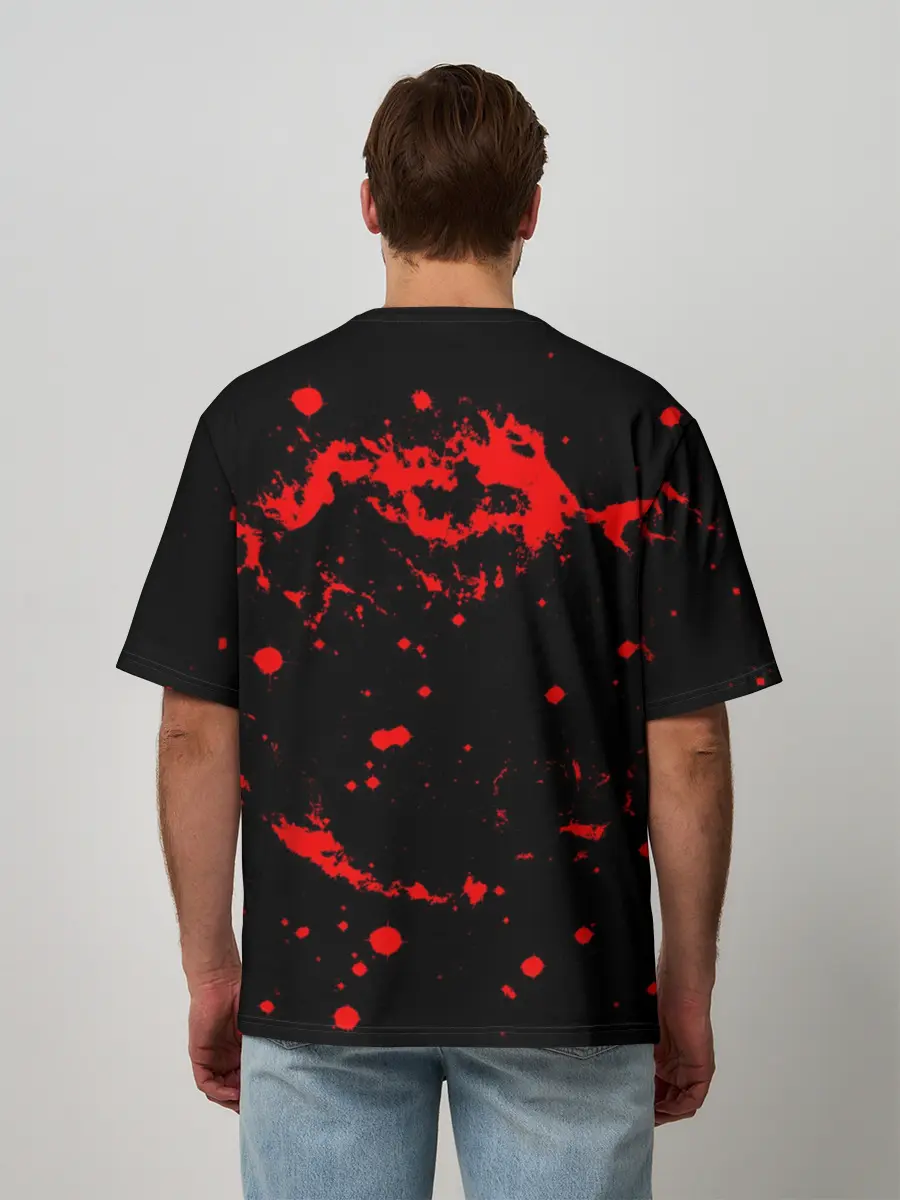 Мужская футболка оверсайз / Alan Walker music space